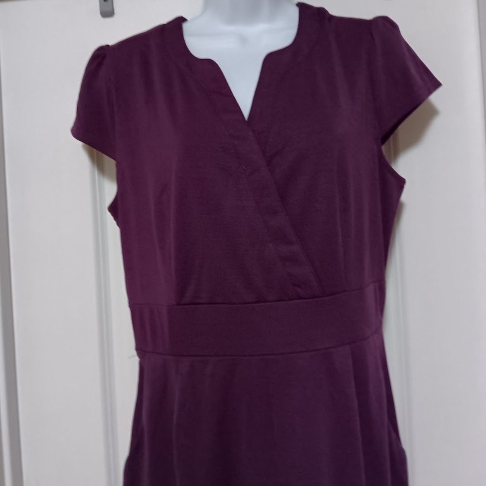 Elegant Purple Women's Dress